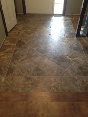 diagonal entry tile floor